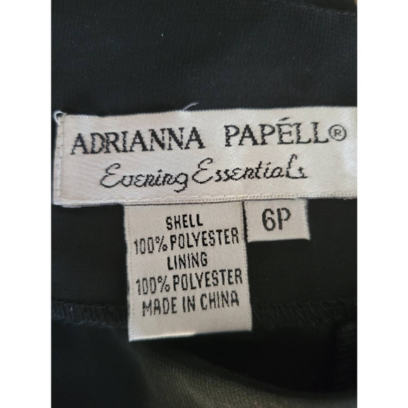 ADRIANNA‎ Papell Evening Essentials Black Layered Mermaid Style Skirt - Picture 8 of 9